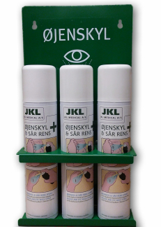 Øjenskylstation eksl. øjenskyl